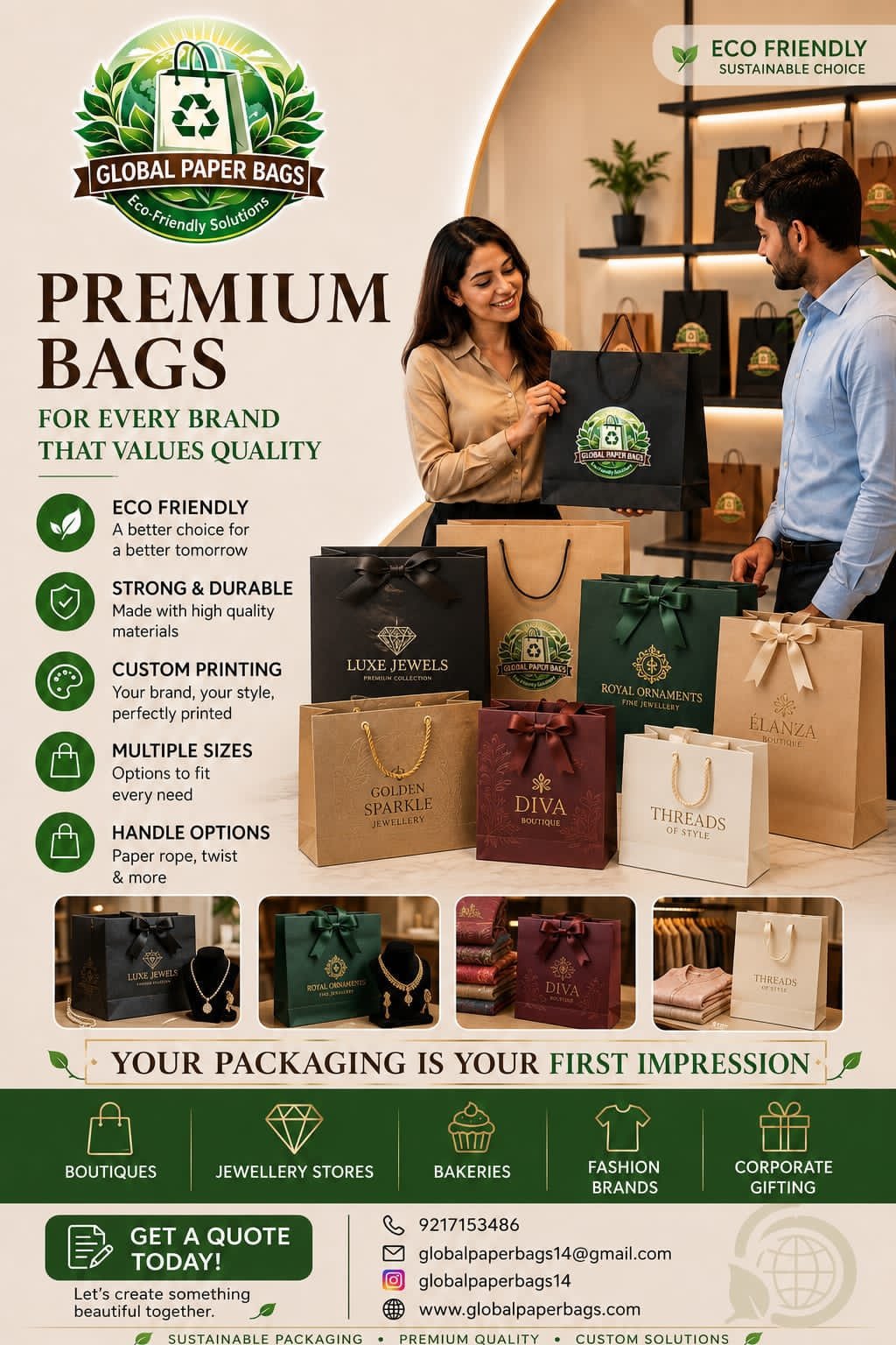 Global Paper Bags product showcase